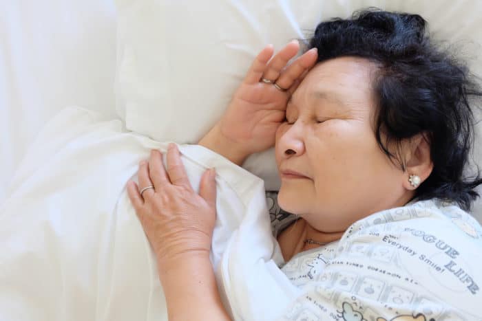 įveikti gilius miego sunkumus pagyvenusiems žmonėms