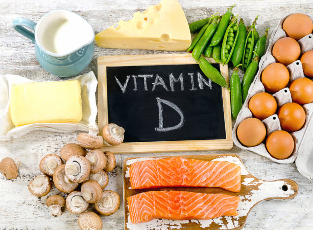 vitamino D metu nevalgius