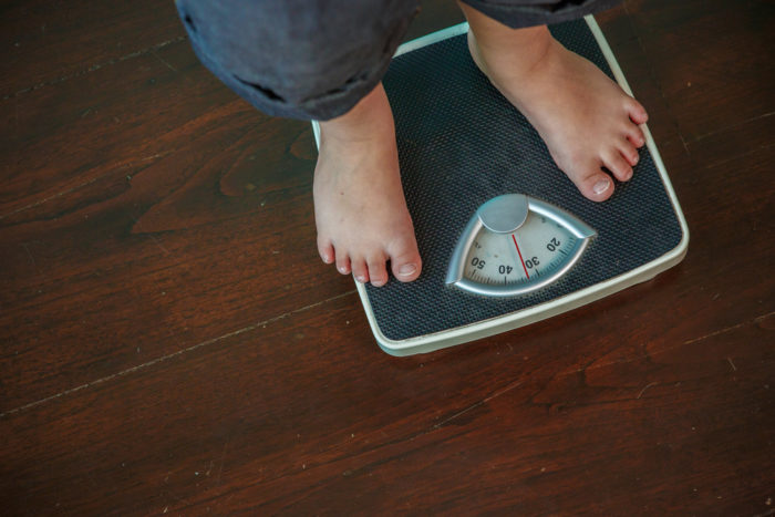 kūno svoris didėja brendimo metu