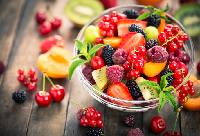 valgykite sveikiausius vaisius