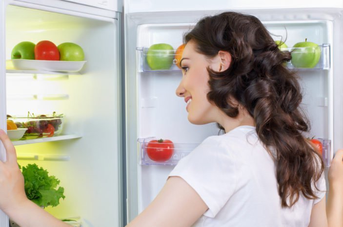 maistas negali patekti į šaldytuvą