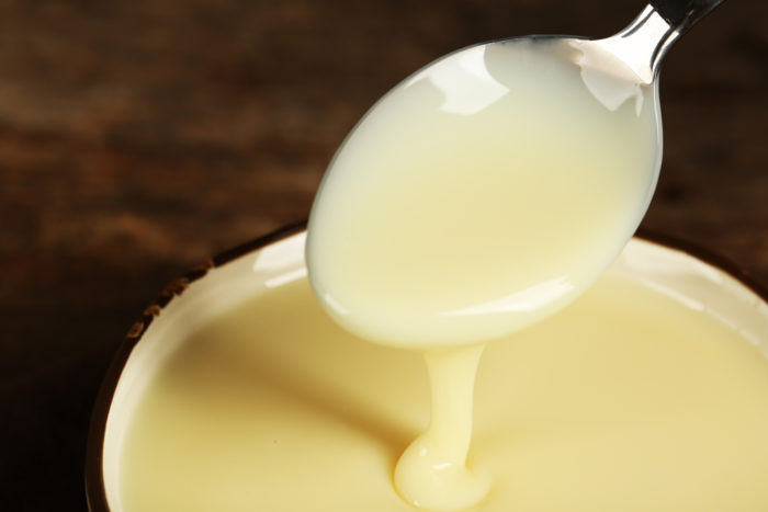 gerti saldintą kondensuotą pieną