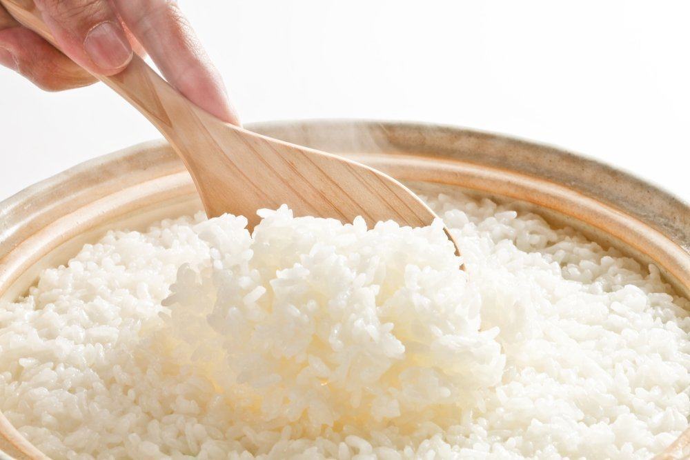 balti ryžiai