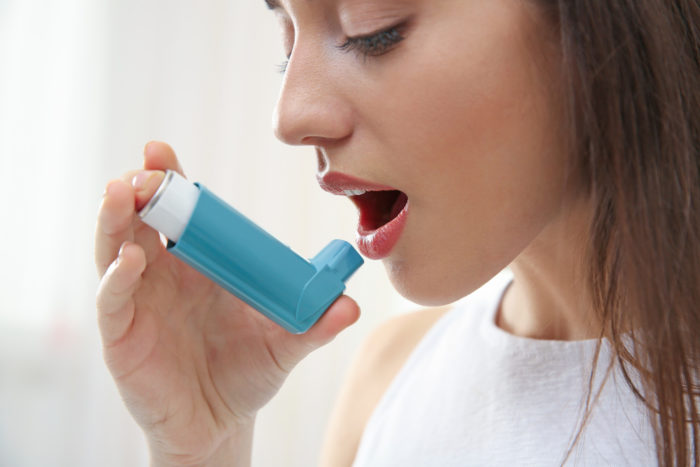astmos inhaliatoriaus tipas