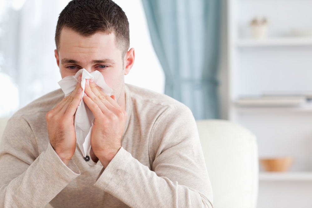 gripas yra sunkesnis vyrams